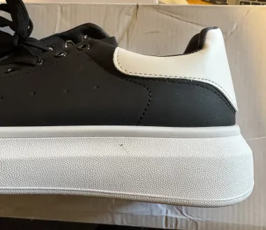 Adidasi barbati casual negri cu defect DEF678 T53-2